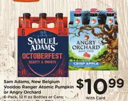 Ralphs Sam Adams, Voodoo Ranger Atomic Pumpkin or Angry Orchard offer