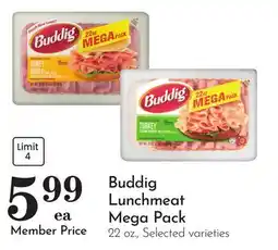 Pavilions Buddig Lunchmeat Mega Pack offer
