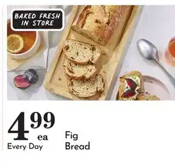 Pavilions Fig Bread offer