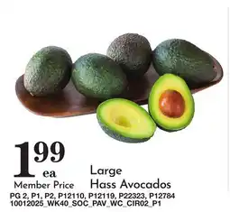 Pavilions Large Hass Avocados offer
