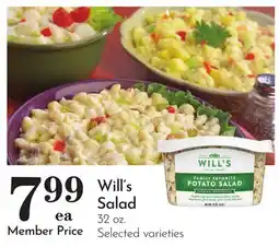 Pavilions Will's Salad offer
