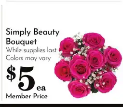 Pavilions Simply Beauty Bouquet offer