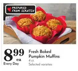 Pavilions Fresh Baked Pumpkin Muffins offer