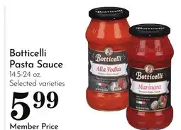 Pavilions Botticelli Pasta Sauce offer