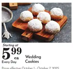 Pavilions Wedding Cookies offer