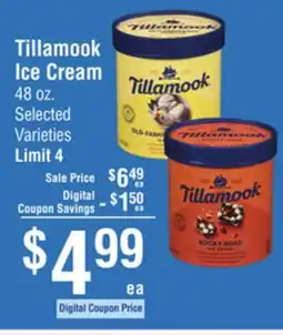 Smart & Final Tillamook Ice Cream offer