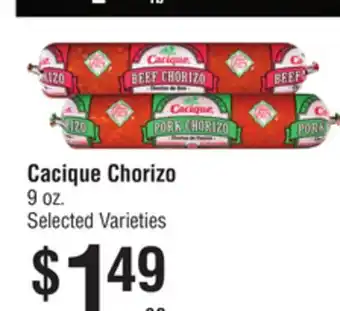 Smart & Final Cacique Chorizo offer