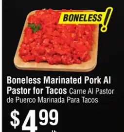 Smart & Final Boneless Marinated Pork Al Pastor for Tacos offer