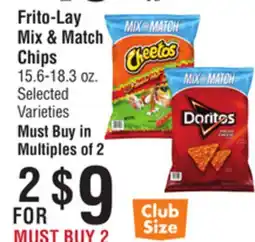 Smart & Final Frito-Lay Mix & Match Chips offer