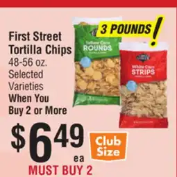 Smart & Final First Street Tortilla Chips offer