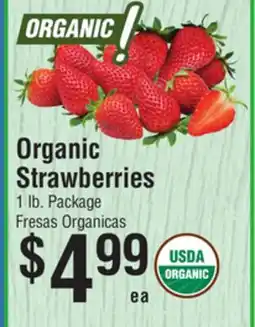 Smart & Final Organic Strawberries offer
