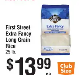 Smart & Final First Street Extra Fancy Long Grain Rice offer