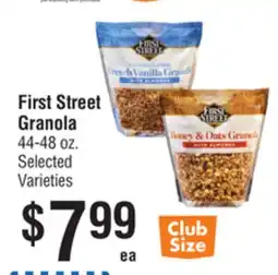 Smart & Final First Street Granola offer