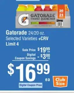 Smart & Final Gatorade offer