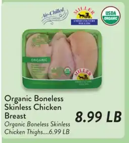 Fresh Thyme Organic Boneless Skinless Chicken Breast offer