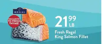 Fresh Thyme Fresh Regal King Salmon Fillet offer