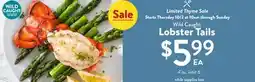 Fresh Thyme Wild Caught Lobster Tails offer