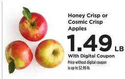 Food 4 Less Honey Crisp or Cosmic Crisp Apples offer