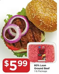 Food 4 Less 80% Lean Ground Beef offer