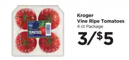 Food 4 Less Kroger Vine Ripe Tomatoes offer