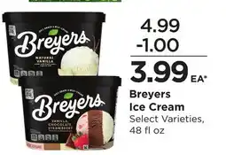 Food 4 Less Breyers Ice Cream offer