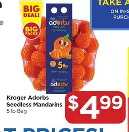 Food 4 Less Kroger Adorbs Seedless Mandarins offer
