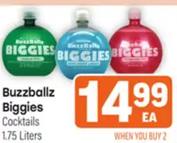Tony’s Fresh Market Buzzballz Biggies Cocktails offer