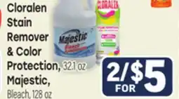 Tony’s Fresh Market Cloralen Stain Remover & Color Protection, 32.1 oz Majestic, 128 oz offer
