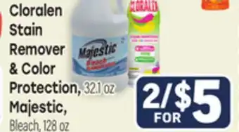 Tony’s Fresh Market Cloralen Stain Remover & Color Protection, 32.1 oz Majestic, 128 oz offer