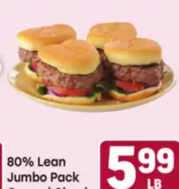 Tony’s Fresh Market 80% Lean Jumbo Pack Ground Chuck offer