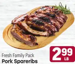 Tony’s Fresh Market Pork Spareribs offer