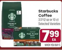 Tony’s Fresh Market Starbucks Coffee offer