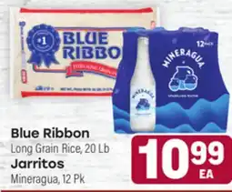 Tony’s Fresh Market Blue Ribbon Long Grain Rice, 20 Lb Jarritos Mineragua, 12 Pk offer