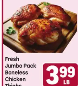 Tony’s Fresh Market Fresh Jumbo Pack Boneless Chicken Thighs offer