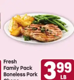 Tony’s Fresh Market Fresh Family Pack Boneless Pork Chops offer