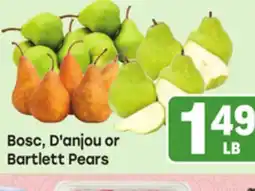 Tony’s Fresh Market Bosc, D'anjou or Bartlett Pears offer