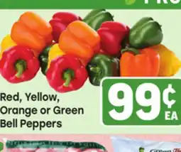 Tony’s Fresh Market Red, Yellow, Orange or Green Bell Peppers offer