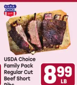 Tony’s Fresh Market USDA Choice Family Pack Regular Cut Beef Short Ribs offer