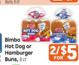 Tony’s Fresh Market Bimbo Hot Dog offer
