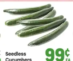 Tony’s Fresh Market Seedless Cucumbers offer