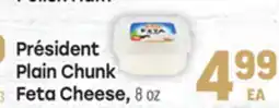 Tony’s Fresh Market Président Plain Chunk Feta Cheese offer