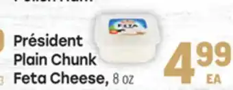 Tony’s Fresh Market Président Plain Chunk Feta Cheese offer