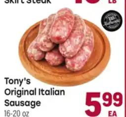 Tony’s Fresh Market Tony's Original Italian Sausage offer