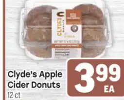 Tony’s Fresh Market Clyde's Apple Cider Donuts offer