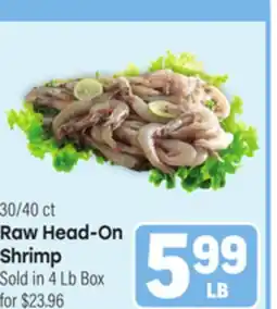 Tony’s Fresh Market Raw Head-On Shrimp offer