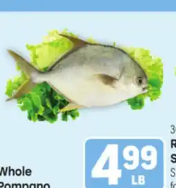 Tony’s Fresh Market Whole Pompano offer
