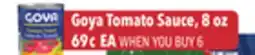 Tony’s Fresh Market Goya Tomato Sauce offer