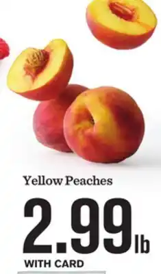 Mariano's Yellow Peaches offer