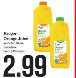 Mariano's Kroger Orange Juice offer