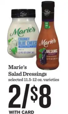 Mariano's Marie's Salad Dressings offer
